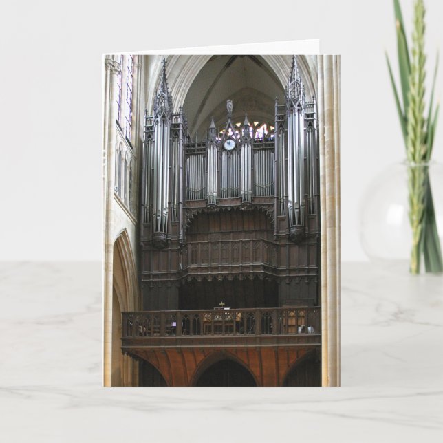 Organ för St Clotilde, Paris Kort (Framsida)