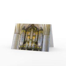 Organ, Groningen, Nederländerna, hälsningskort