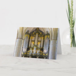 Organ, Groningen, Nederländerna, hälsningskort Helgkort