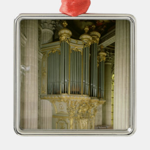 Organ i kapell julgransprydnad metall