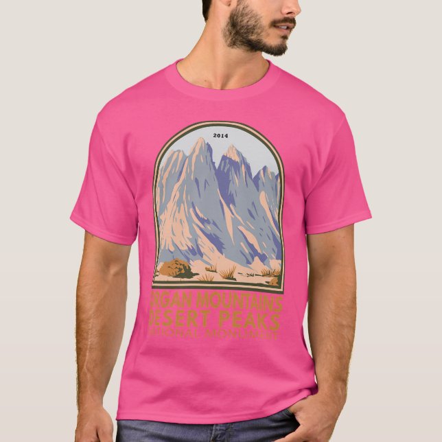 Organ Mountas Desert Peaks National Monument New T Shirt (Framsida)