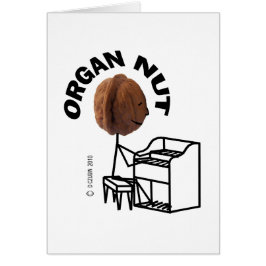 Organ Nöt Hälsningskort