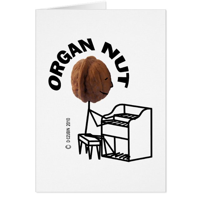 Organ Nöt Hälsningskort (Framsidan)