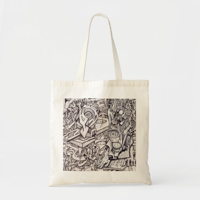 Organ of Worries Budget Tote Bag Tygkasse (Framsidan)