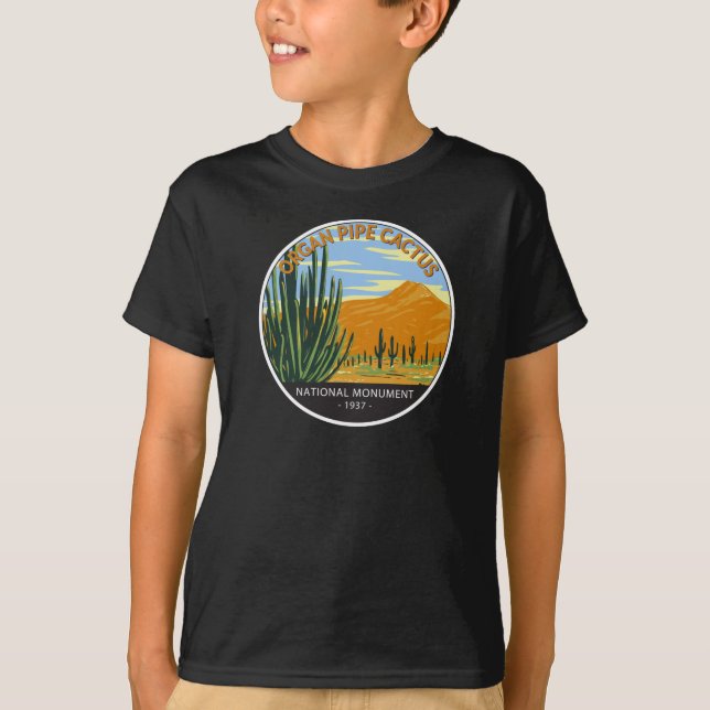 Organ Pipe Cactus nationalmonument Arizona T-Shir T Shirt (Framsida)