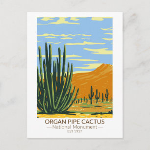 Organ Pipe Cactus nationalmonument Arizona Vykort