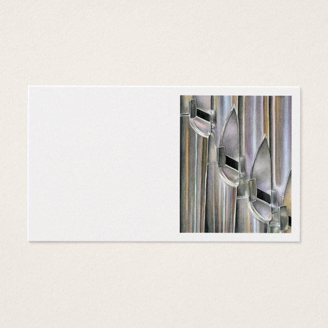 Organ Rör Visitkort (Framsidan)