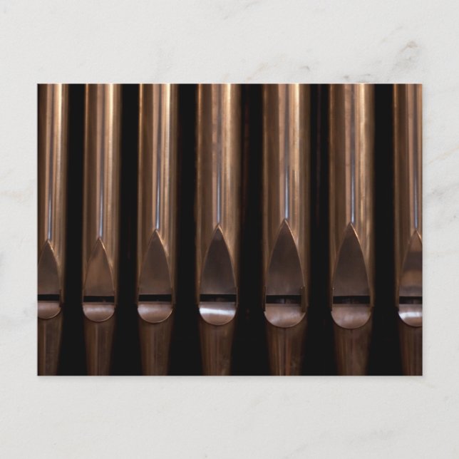 Organ rör vykort (Framsida)