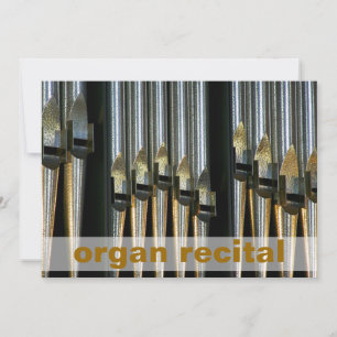 Organ, skäl inbjudan - metall rör