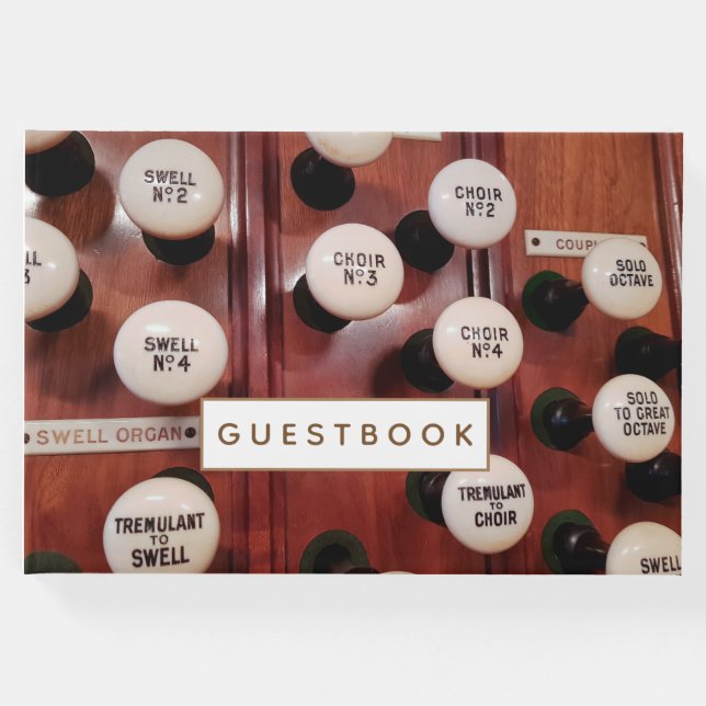 Organ stoppar gästboken gästböcker (Framsida)