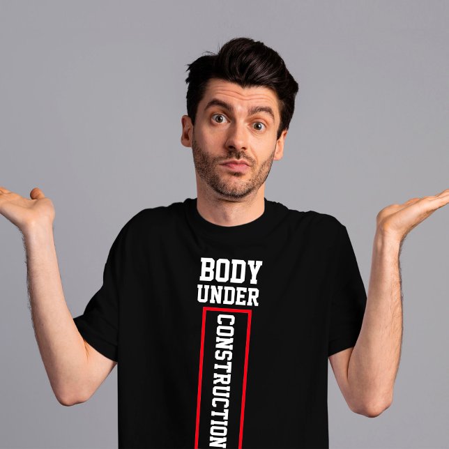 Organ under konstruktion Gym motiveringsoffert T Shirt (Skapare uppladdad)