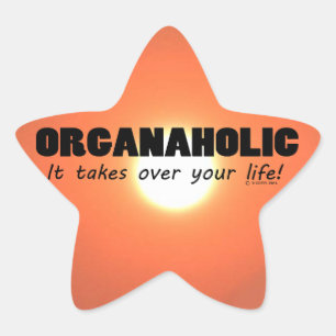OrganaalcoLife Star Sticker Stjärnformat Klistermärke
