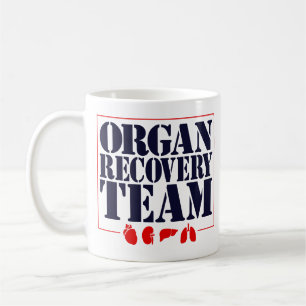 Organåtervinningsgrupp Organupphandlingstransplant Kaffemugg