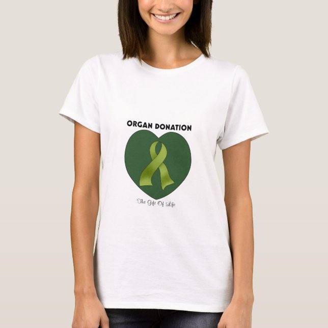 Organdonation: Gåvan av liv T-shirt (Framsida)