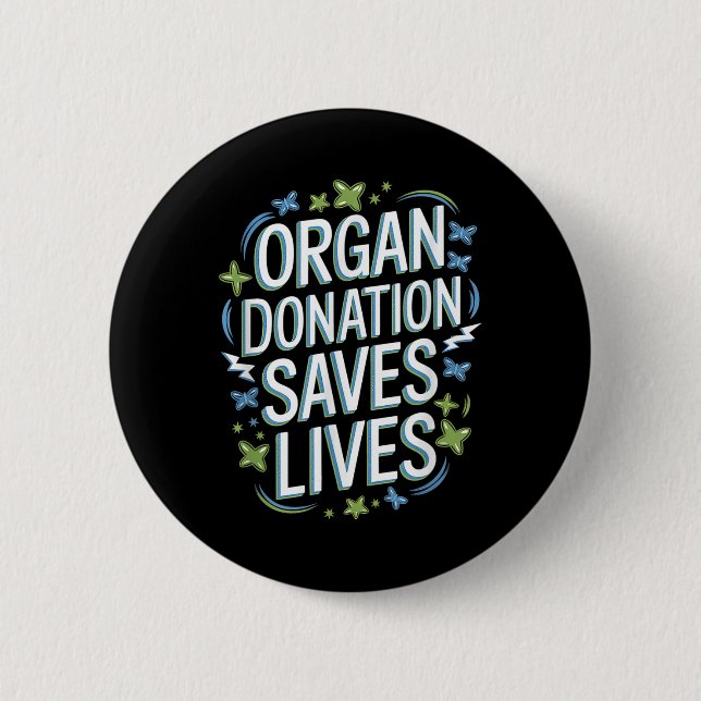 Organdonation räddar liv Nationellt donat Knapp (Framsida)