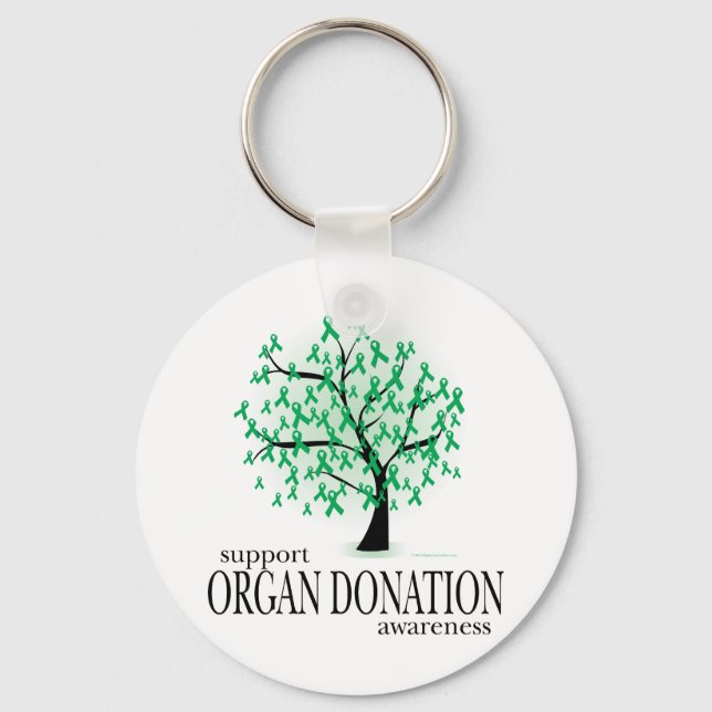 Organdonation Träd Nyckelring (Framsida)