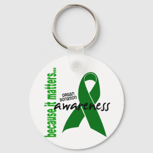 Organdonationmedvetenhet Nyckelring