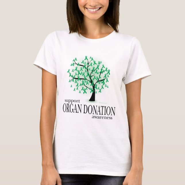 Organdonationträd T Shirt (Framsida)