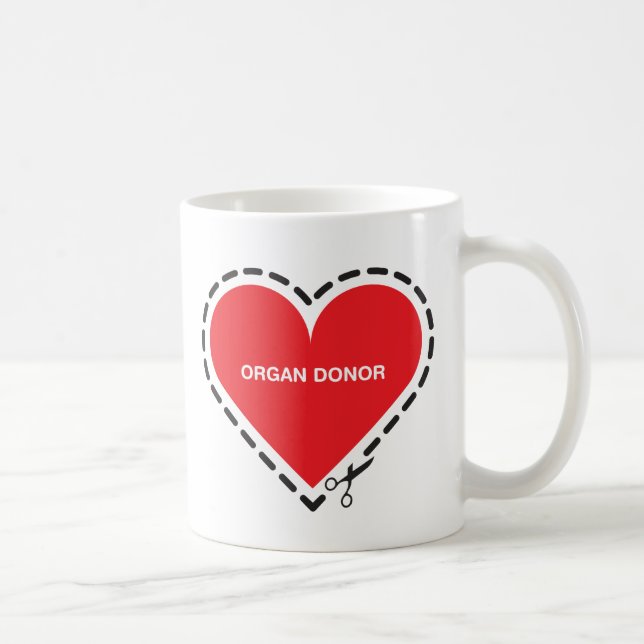 Organdonator Kaffemugg (Höger)