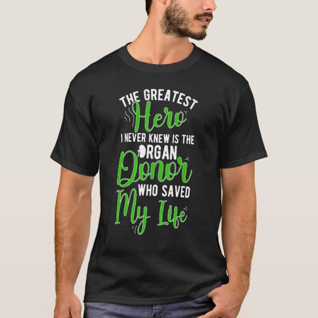 Organdonator Ny njurtransplantationsknjure T Shirt (Framsida)
