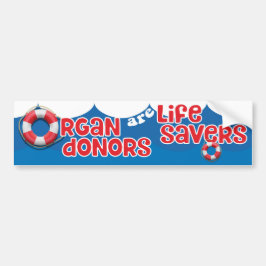 Organdonatorer är livräddare bildekal
