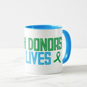 Organdonatorer Spara Lives Mugg
