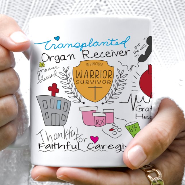 Organdonor för transplantation mugg (Skapare uppladdad)
