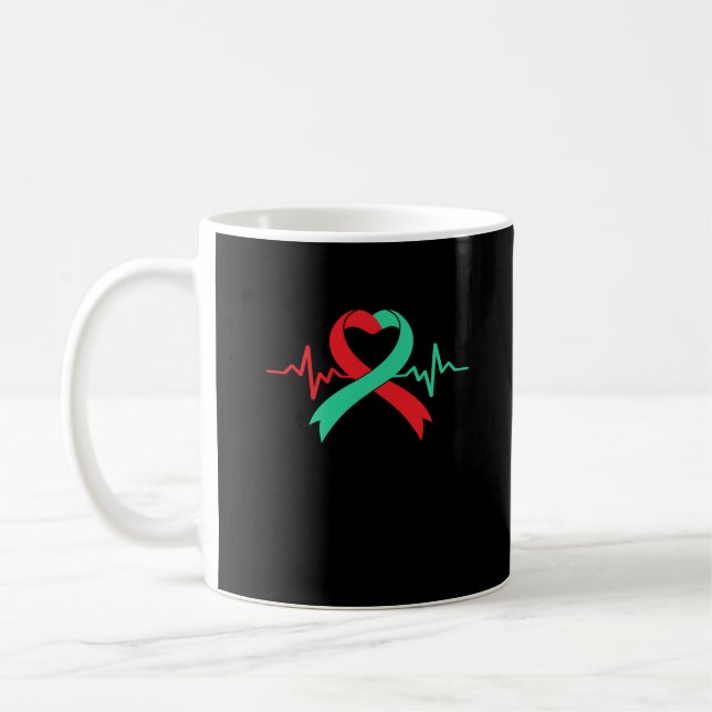 Organdonor Ogran Transplant Warrior Surgery Kaffemugg (Vänster)
