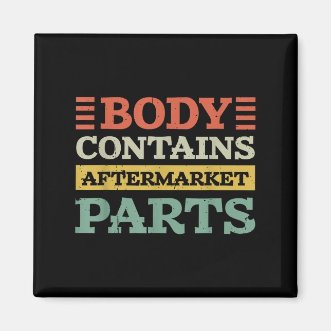 Organet innehåller eftermarknadsdelar för höft och magnet (Framsidan)