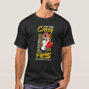 Organet Piercer Gun Dermal Piercing Implant Citat T Shirt