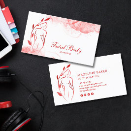 Organet Sculpting Hälsa Cosmetics Beauty Spa Busin Visitkort