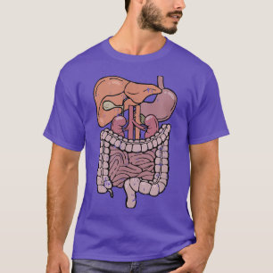 Organets interna organanatomi Costume Easy Hallowe T Shirt