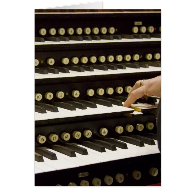 Organhandbokkort Hälsningskort (Framsidan)