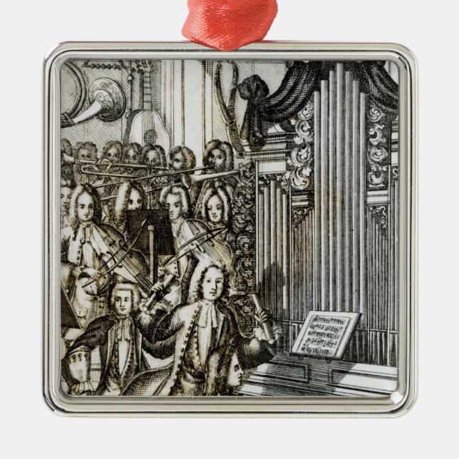 Organhögläsningen Julgransprydnad Metall (Framsidan)