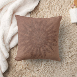 Organic BOHO Lifestyle Sunburst Mandala Kudde
