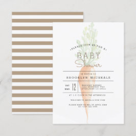 Organic Carrot | Veggie | Barnskötare för vattenfä Inbjudningar