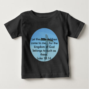 Organic Christian Scripture Matthew 19:14 T Shirt