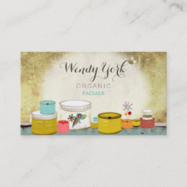 Organic Facials Tidsbeställning Kort