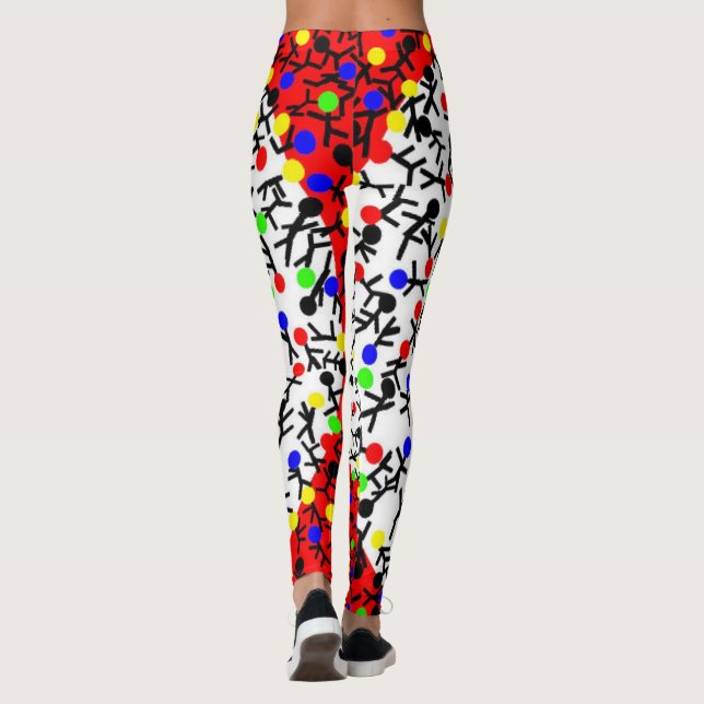 Organic Flow Art Leggings (Baksida)