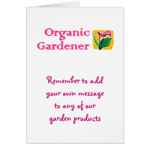 Organic Gardener - Calla Lilies Hälsningskort
