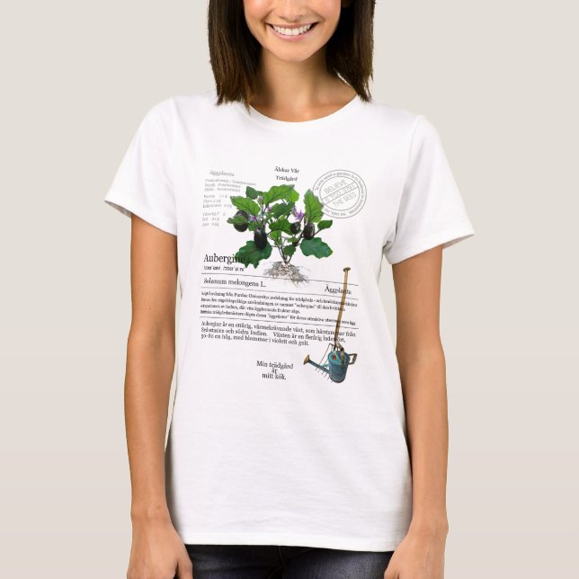 Organic Gardener's  T Shirt (Framsida)