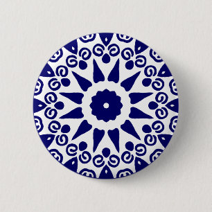Organic Geometry 02 - Deep Navy on White Knapp