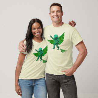 Organic Grönt Angel T-Shirt