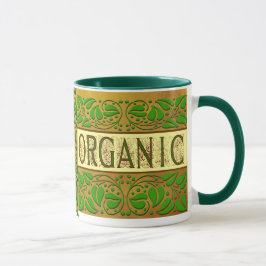 Organic Grönt Slogan Coffee Mugg
