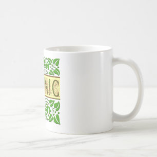 Organic Grönt Slogan Kaffemugg