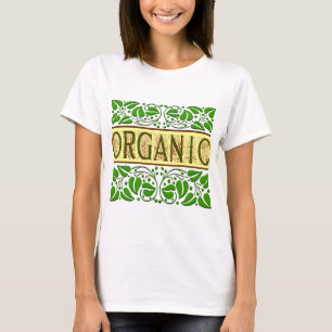 Organic Grönt Slogan T-shirt