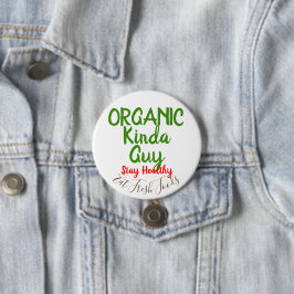Organic Guy Fresh Mat Round Button Stift Knapp