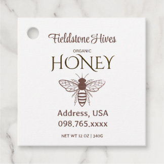 Organic honey bee queen  gåvor etiketter