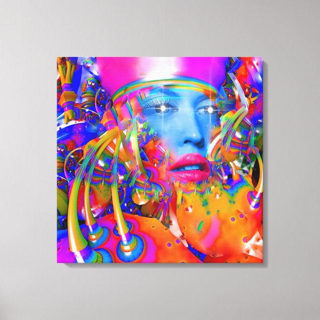 Organic Maskin Canvastryck (Framsida)