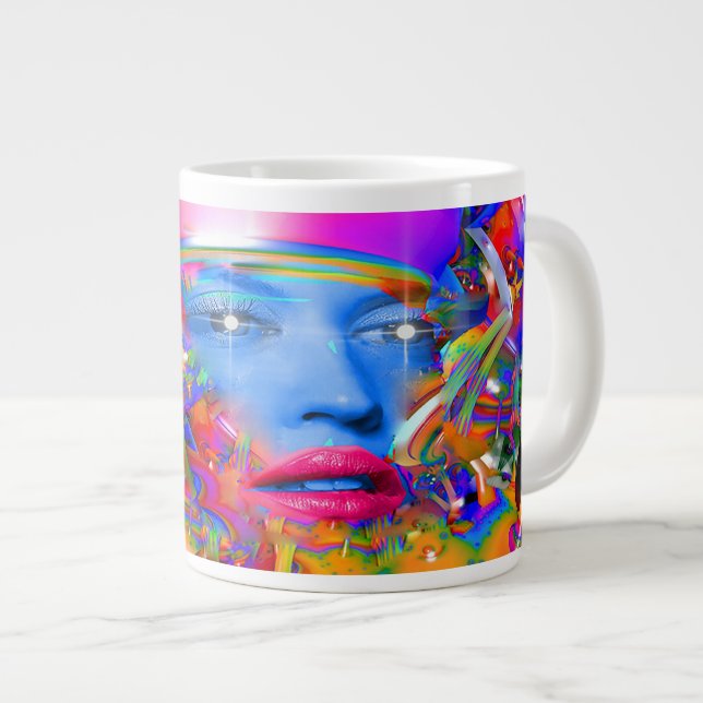 Organic Maskin Jumbo Mugg (Framsida höger)
